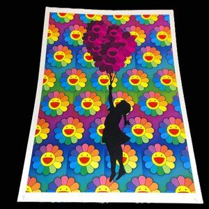 Death NYC - Murakami Banksy Flowers - Signed Original A/P